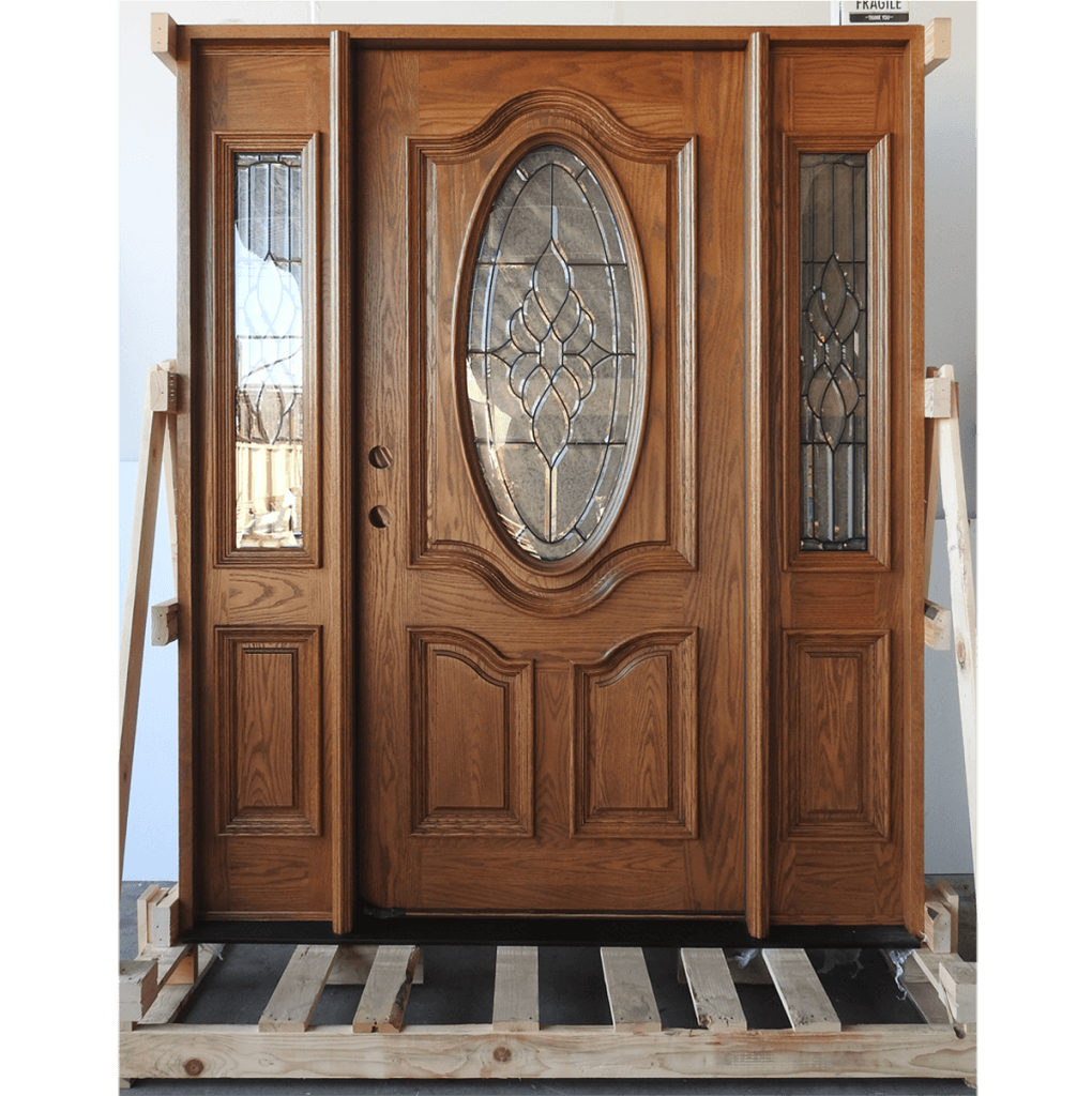 American Red Oak Door Unit Prehung Finished – Ready to be installed