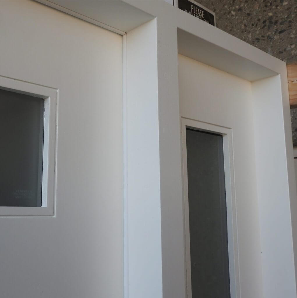 Contemporary Style Door Unit Prehung Pre-Finished: White Paint- Ready to be installed - Image 3