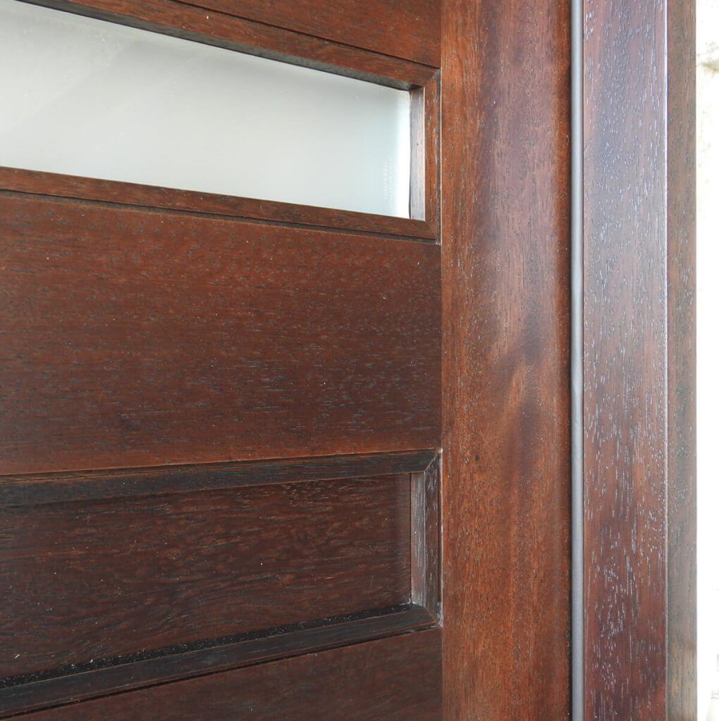 Contemporary Style Single Door Unit Prehung  Finished - Ready to be installed - Image 2