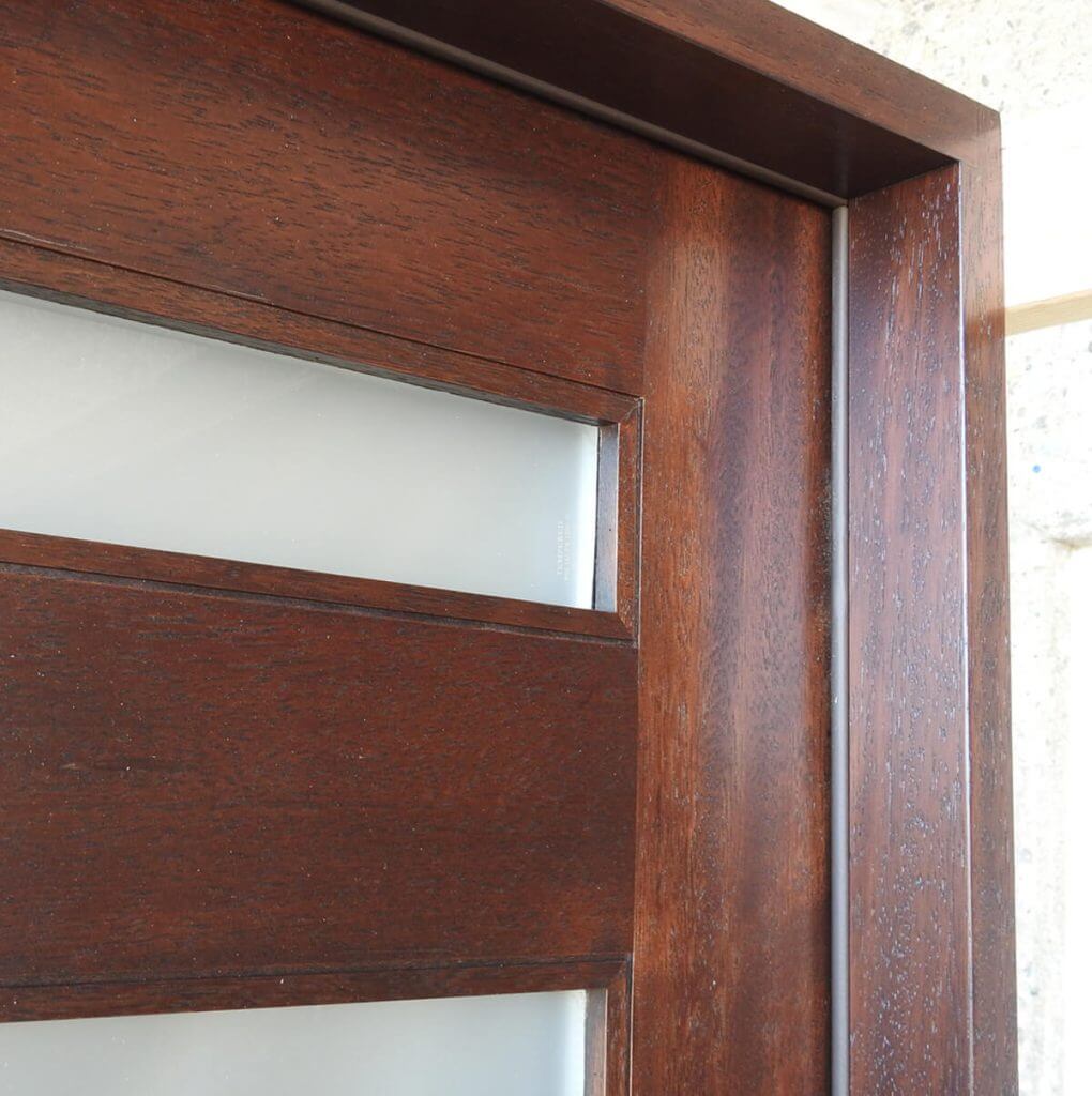 Contemporary Style Single Door Unit Prehung  Finished - Ready to be installed - Image 4