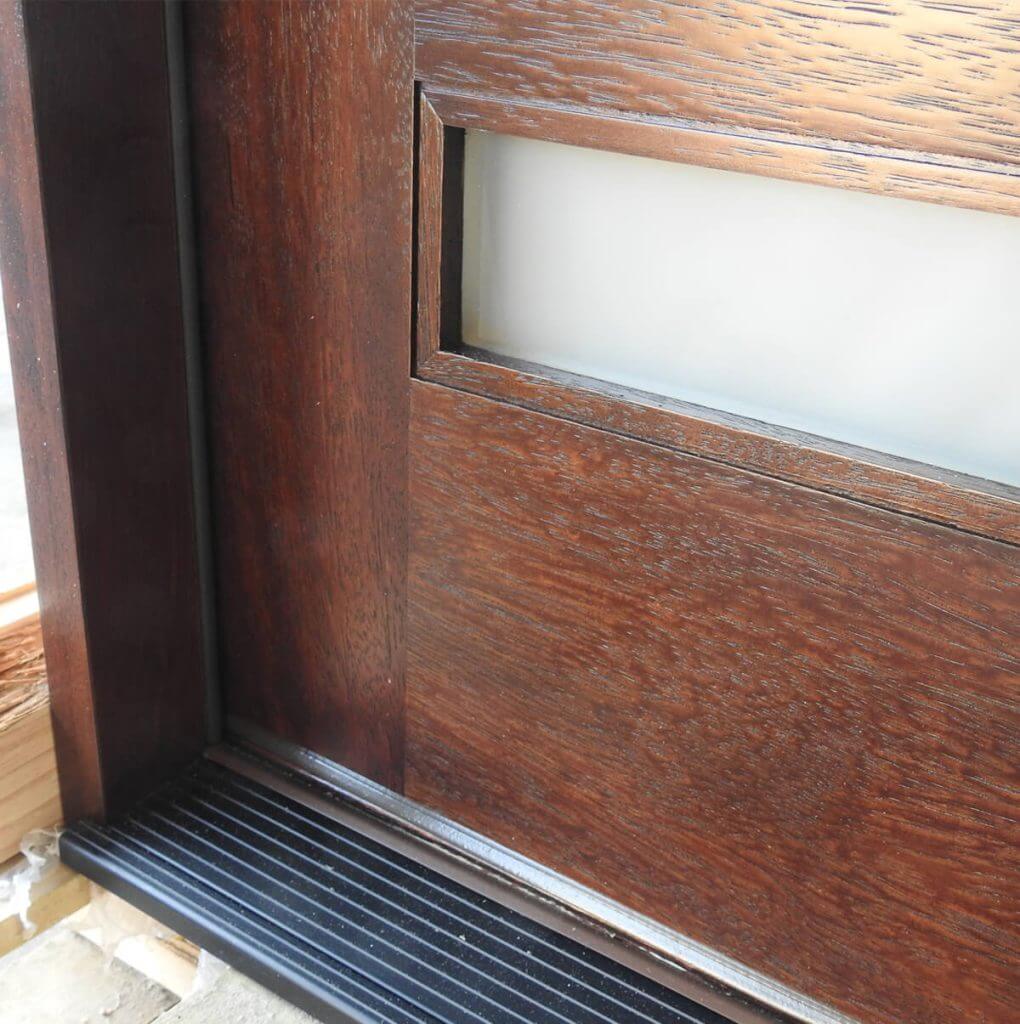 Contemporary Style Single Door Unit Prehung  Finished - Ready to be installed - Image 3