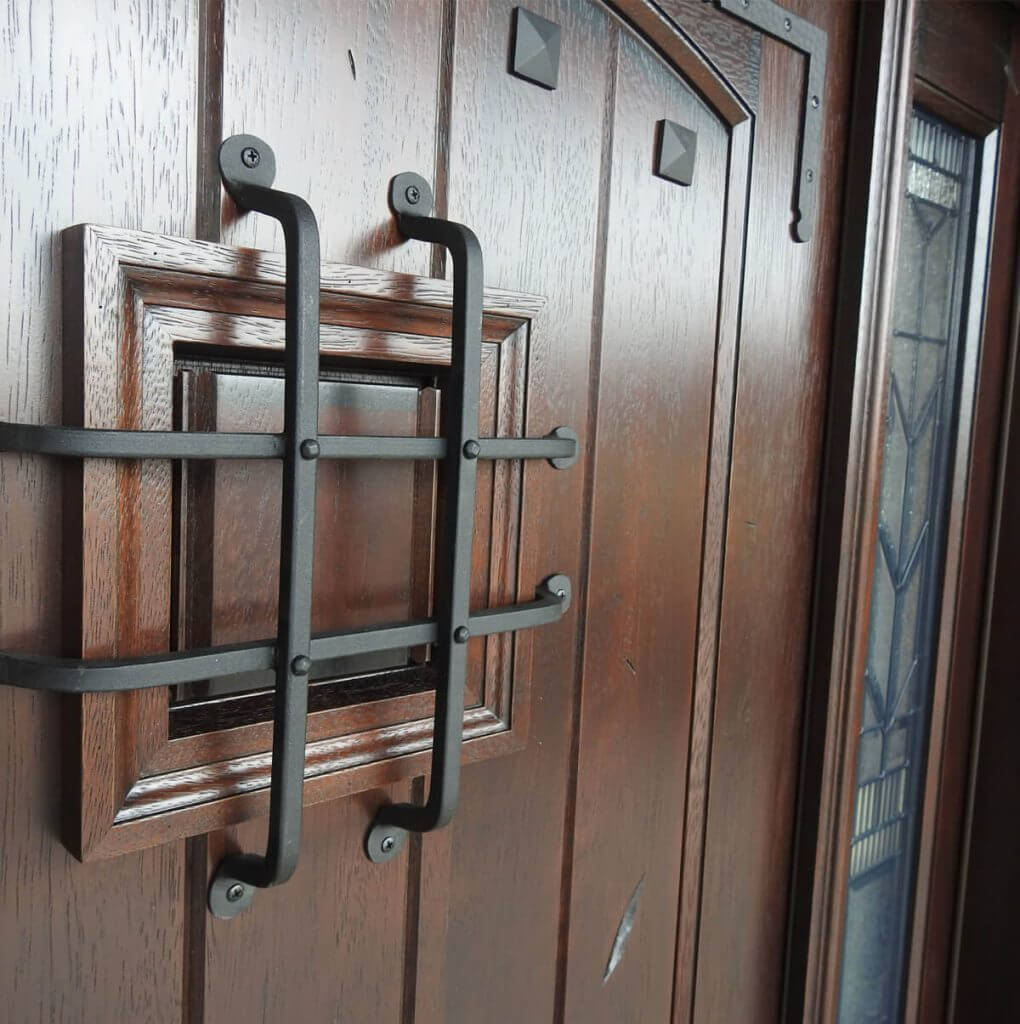 Rustic Mahogany Door Unit Prehung Finished – Ready to be installed - Image 3