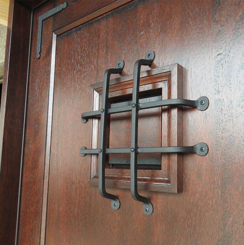 Rustic Mahogany Door Unit Prehung Finished – Ready to be installed - Image 5