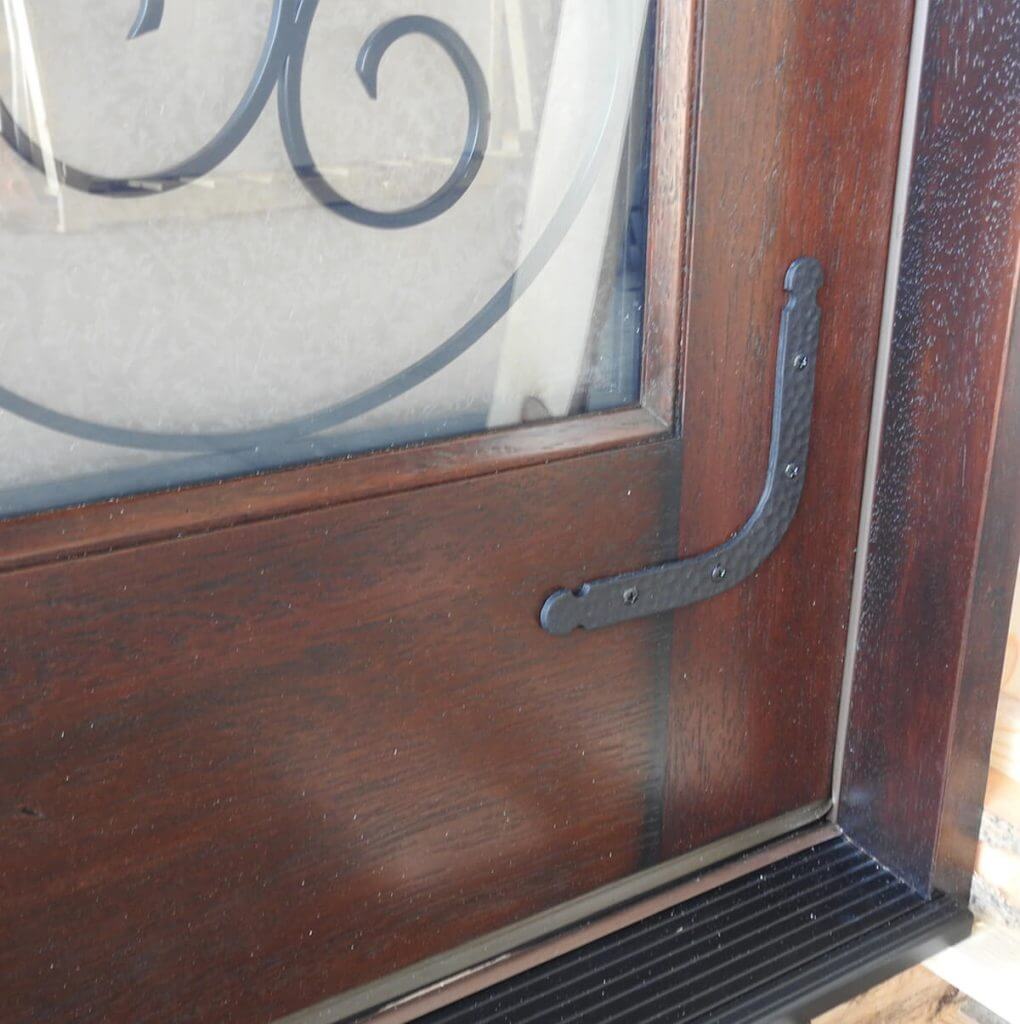 Mahogany Type Full Glass Single Door Prehung Finished - Ready to be installed - Image 3