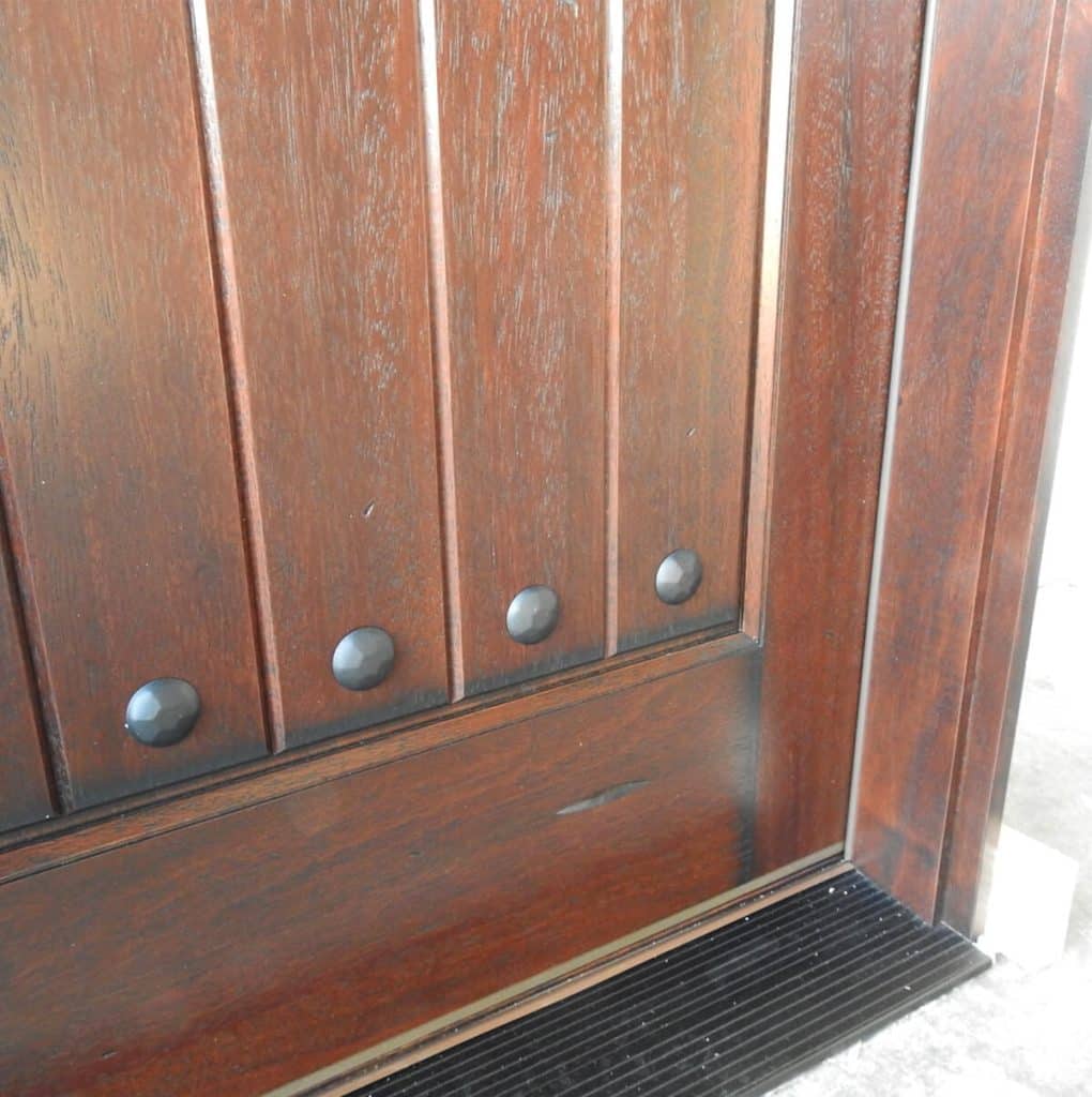 Rustic Mahogany Single Door Prehung Finished – Ready to be installed - Image 2