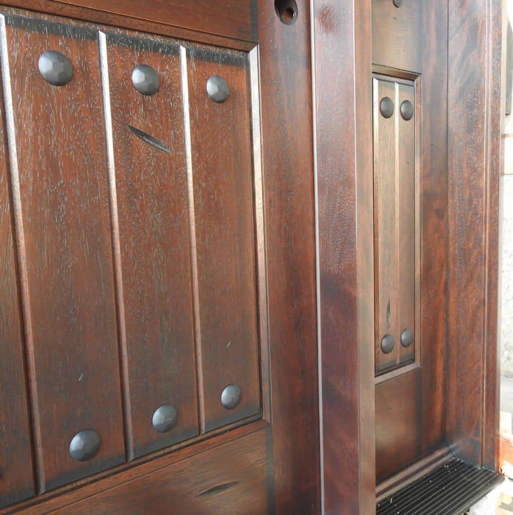 Rustic Mahogany Door Unit Prehung Finished – Ready to be installed - Image 4