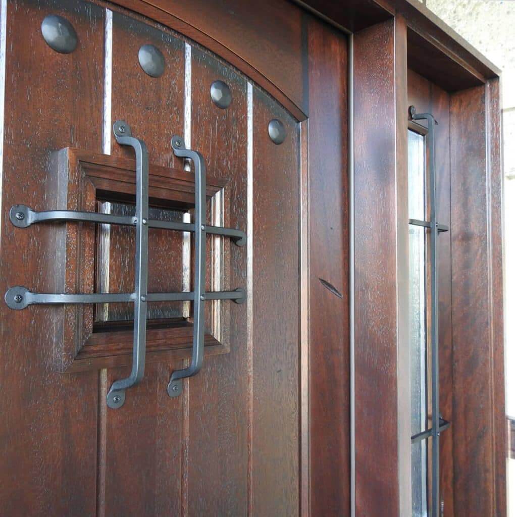 Rustic Mahogany Door Unit Prehung Finished – Ready to be installed - Image 6