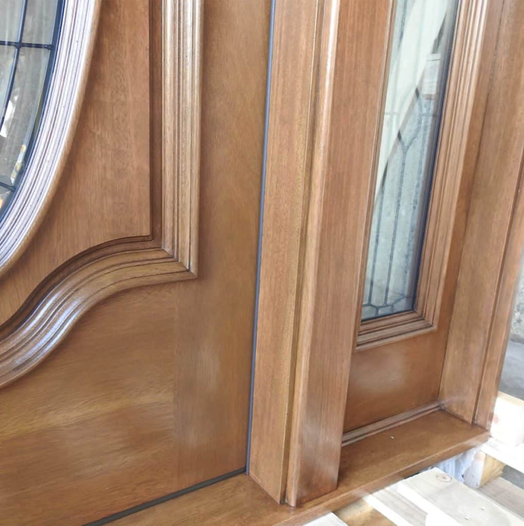 Rustic Mahogany Door Unit Prehung Finished – Ready to be installed - Image 6