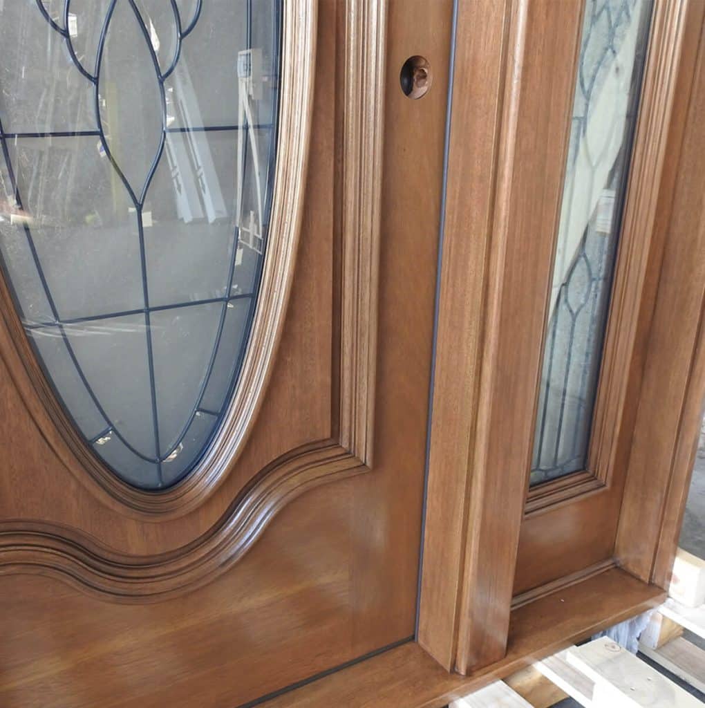 Rustic Mahogany Door Unit Prehung Finished – Ready to be installed - Image 5