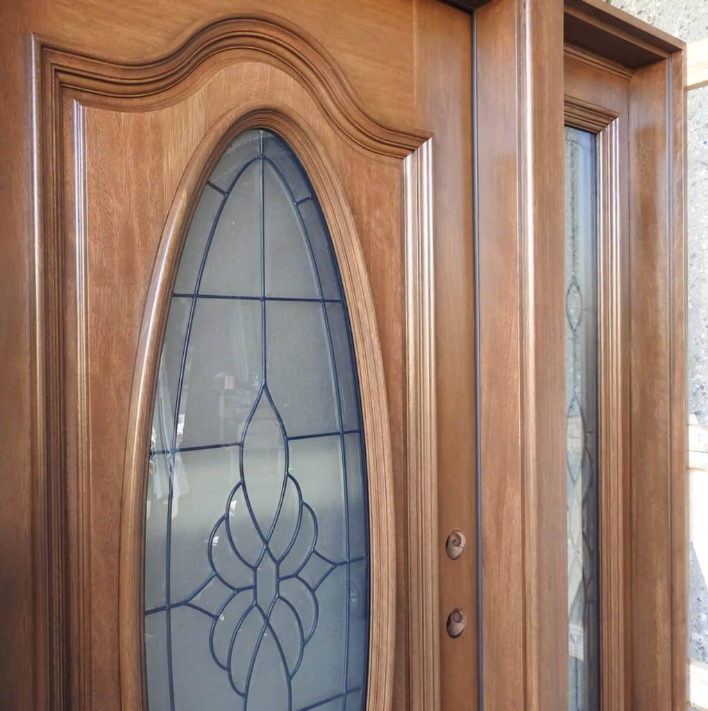 Rustic Mahogany Door Unit Prehung Finished – Ready to be installed - Image 3