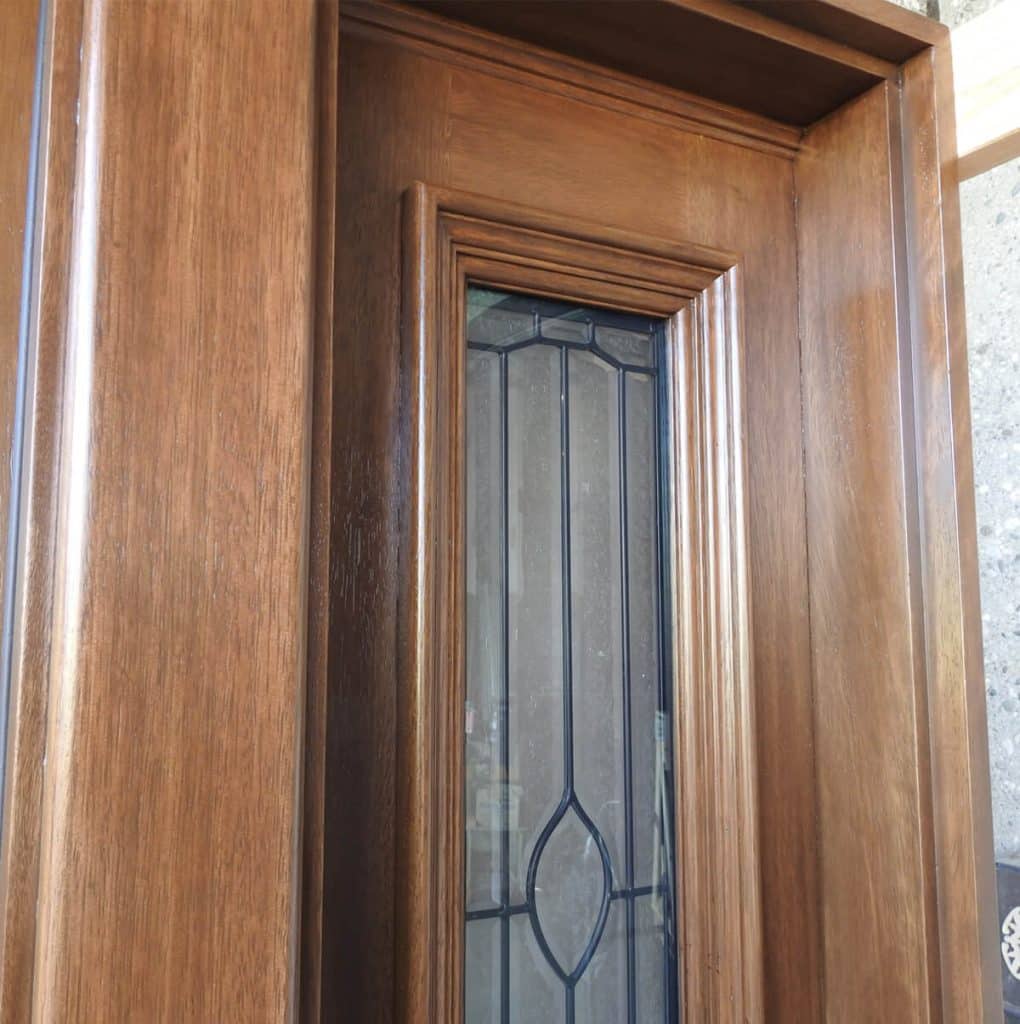 Rustic Mahogany Door Unit Prehung Finished – Ready to be installed - Image 2