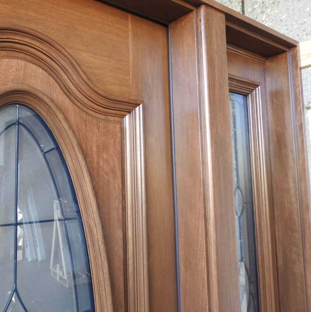 Rustic Mahogany Door Unit Prehung Finished – Ready to be installed - Image 4