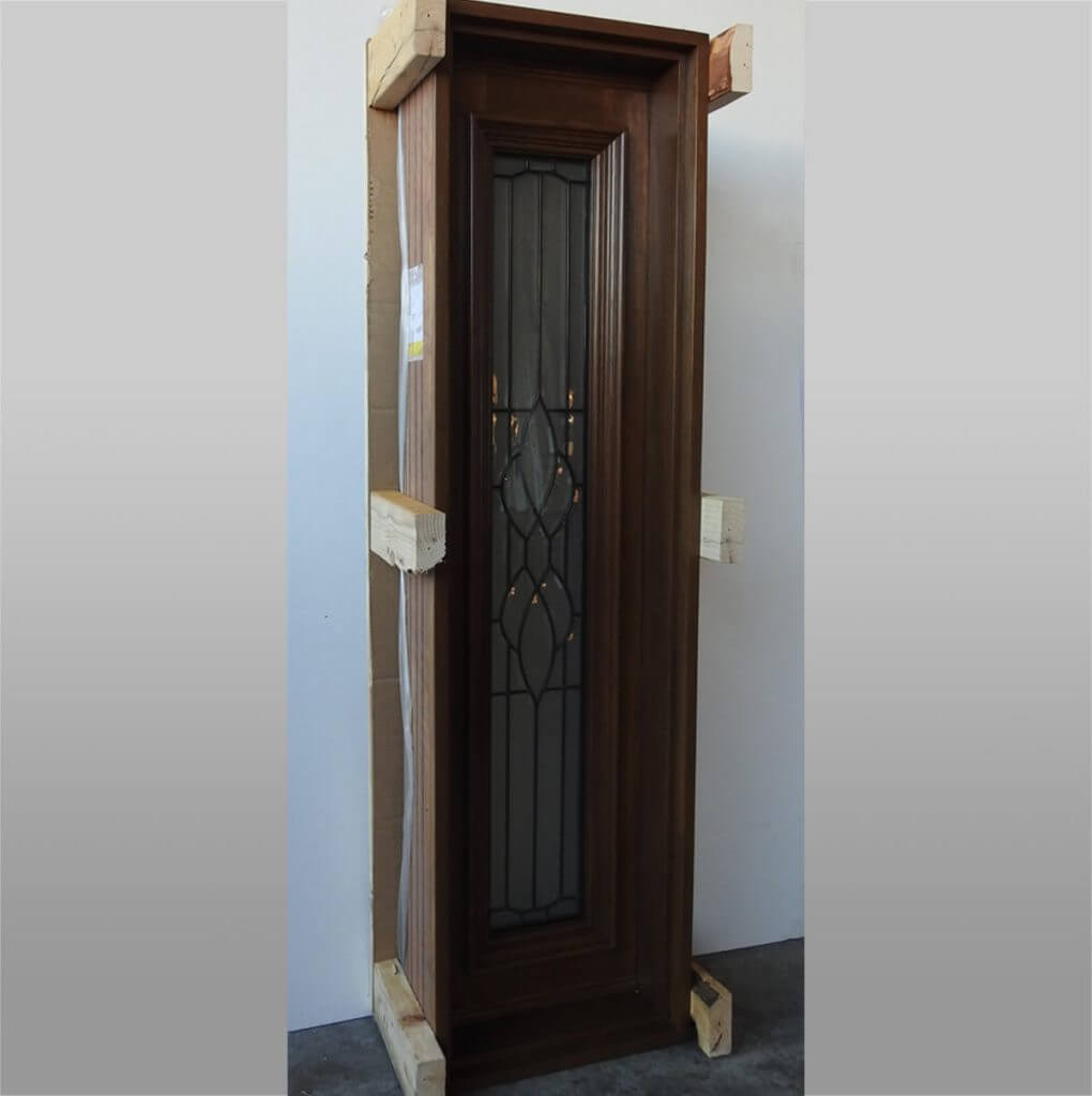 Mahogany Type Transom Framed Finished – Ready to be installed - Image 3