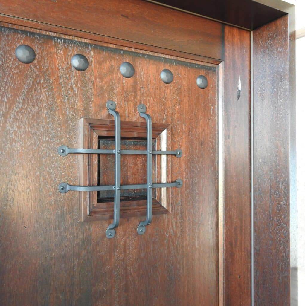 Rustic Mahogany Single Door Prehung Finished – Ready to be installed - Image 2