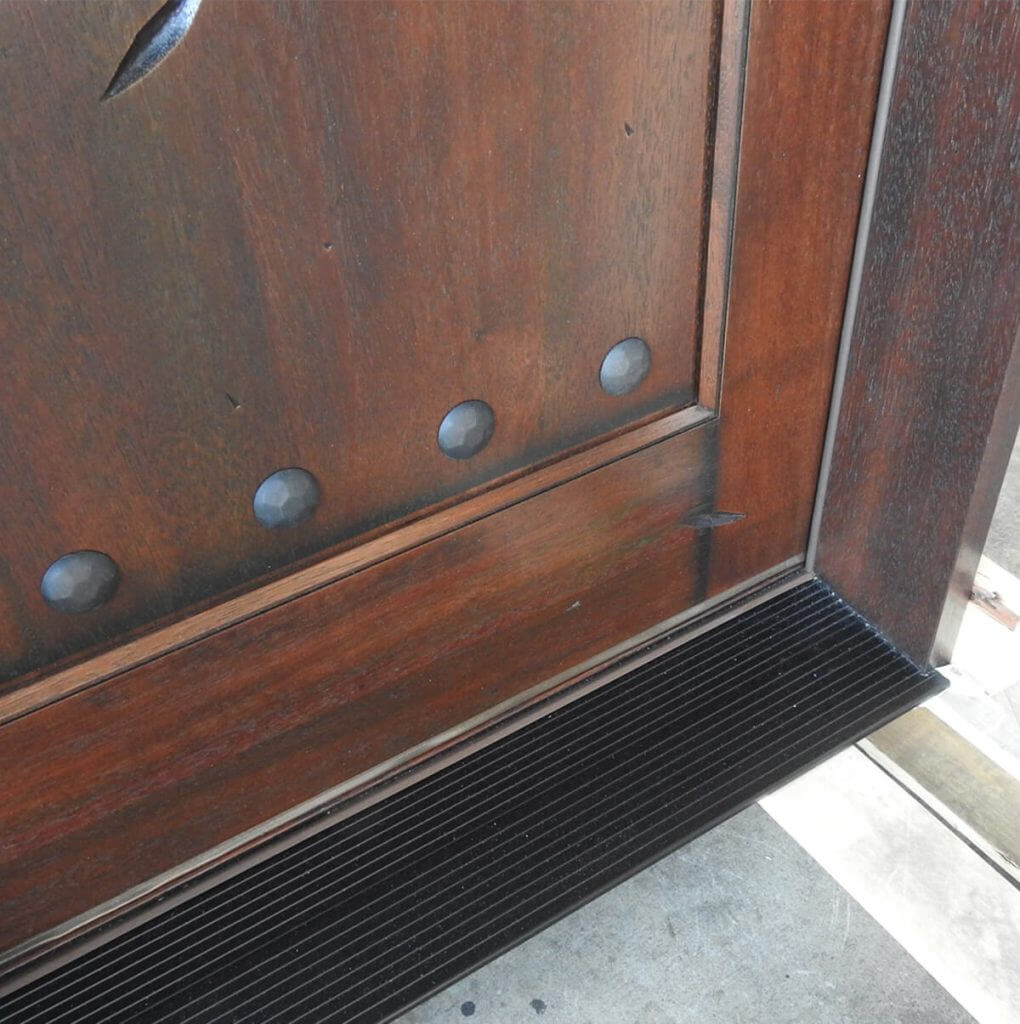 Rustic Mahogany Single Door Prehung Finished – Ready to be installed - Image 3